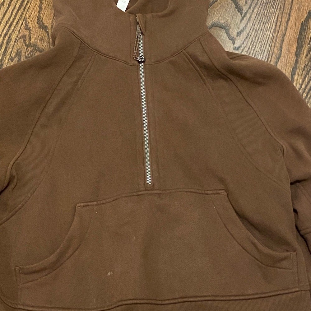 Lululemon Scuba Oversized Half-Zip Hoodie JAVA XS/S